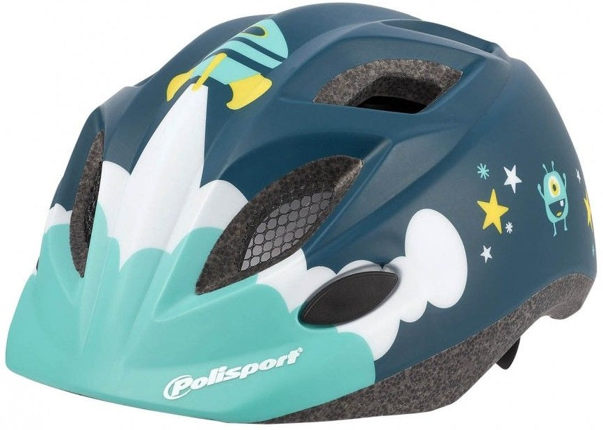 Fietshelm Polisport Ruimteschip XS 48-52 cm - donkerBlauww