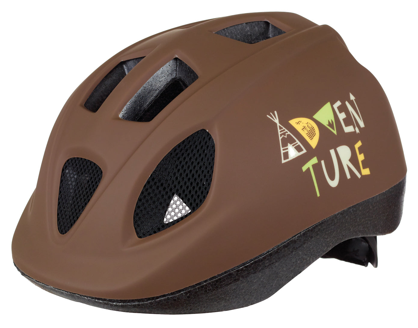 Polisport kinderhelm adventure xs 46-53 cm bruin