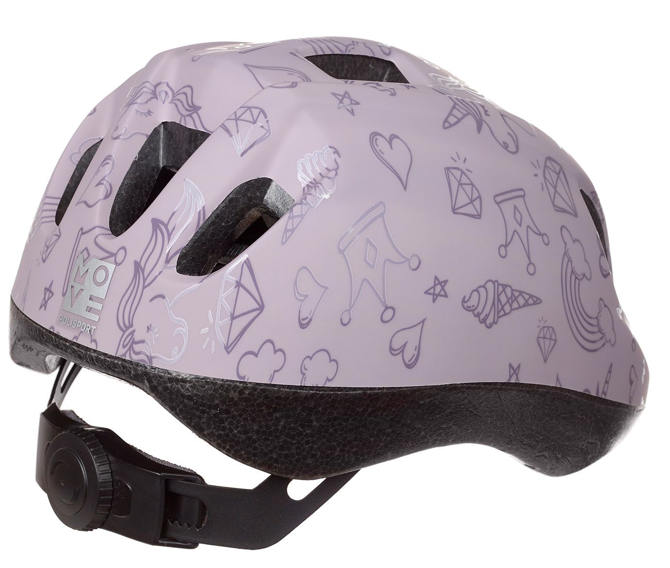 Polisport kinderhelm fantasy xs 46-53 cm wit