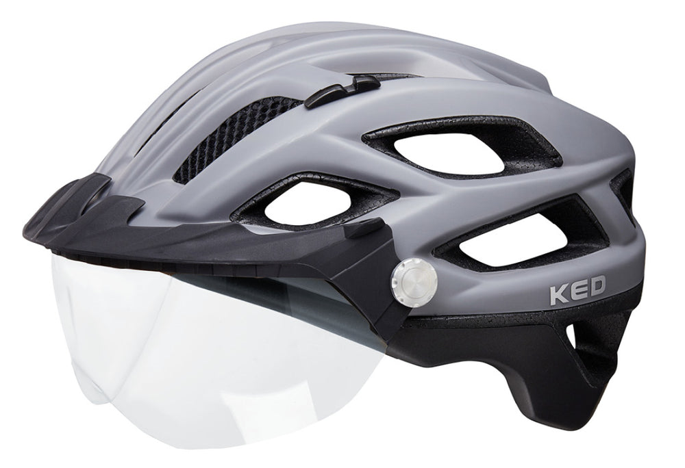 Casque de vélo KED Covis Lite L (55-61cm) - gris noir mat