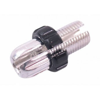 Boulon de réglage de câble Bofix pour levier de frein ATB M10x16 - aluminium (12 pièces)