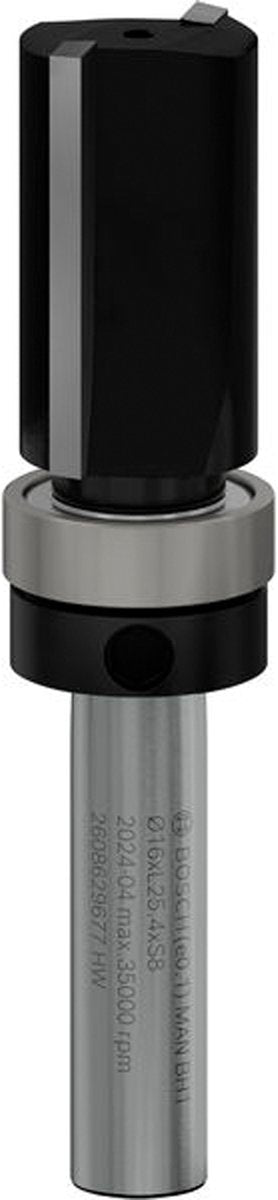 Bosch accessoires bosch pro vlakfrees met bovenliggend geleidekogellager ø 16 x l 25,4 schacht 8 mm - 2608629677