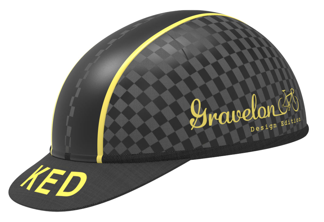 Fietshelm KED Gravelon L (58-61cm) - checkeRode vlag