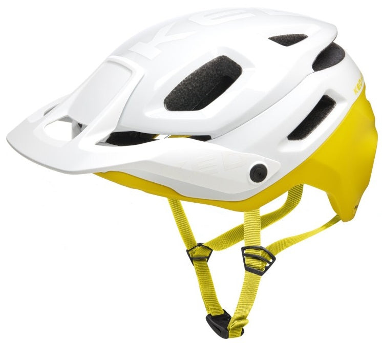 Fietshelm KED Pector ME-1 M (52-58cm) - wit geel mat