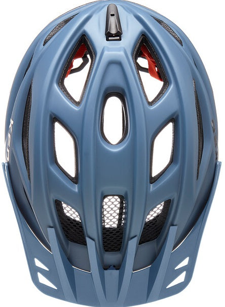 Casque de vélo KED Companion M (52-58cm) - bleu gris orange mat