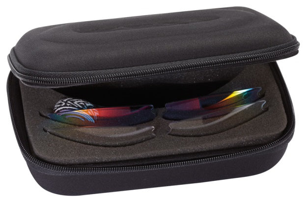 Lunettes de cyclisme KED Jackal - blanc (multi-bleu-miroir)