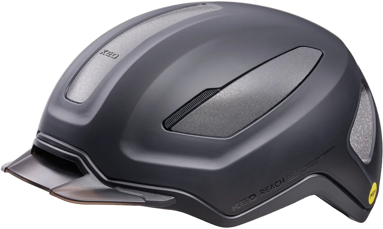 Ked fietshelm reach dt large 58-62 cm - zwart mat