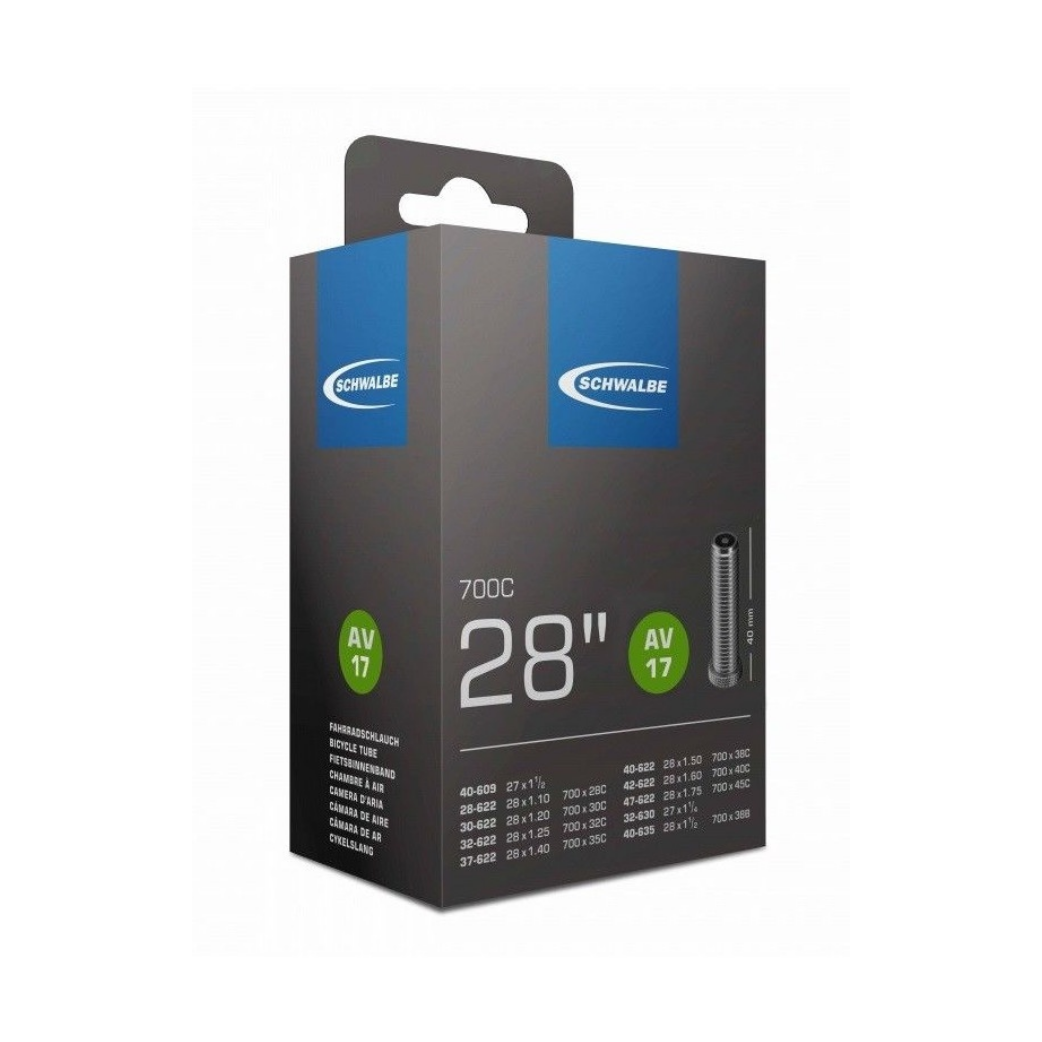 Chambre à air Schwalbe AV17 28 28 47-622 635 - valve 40mm