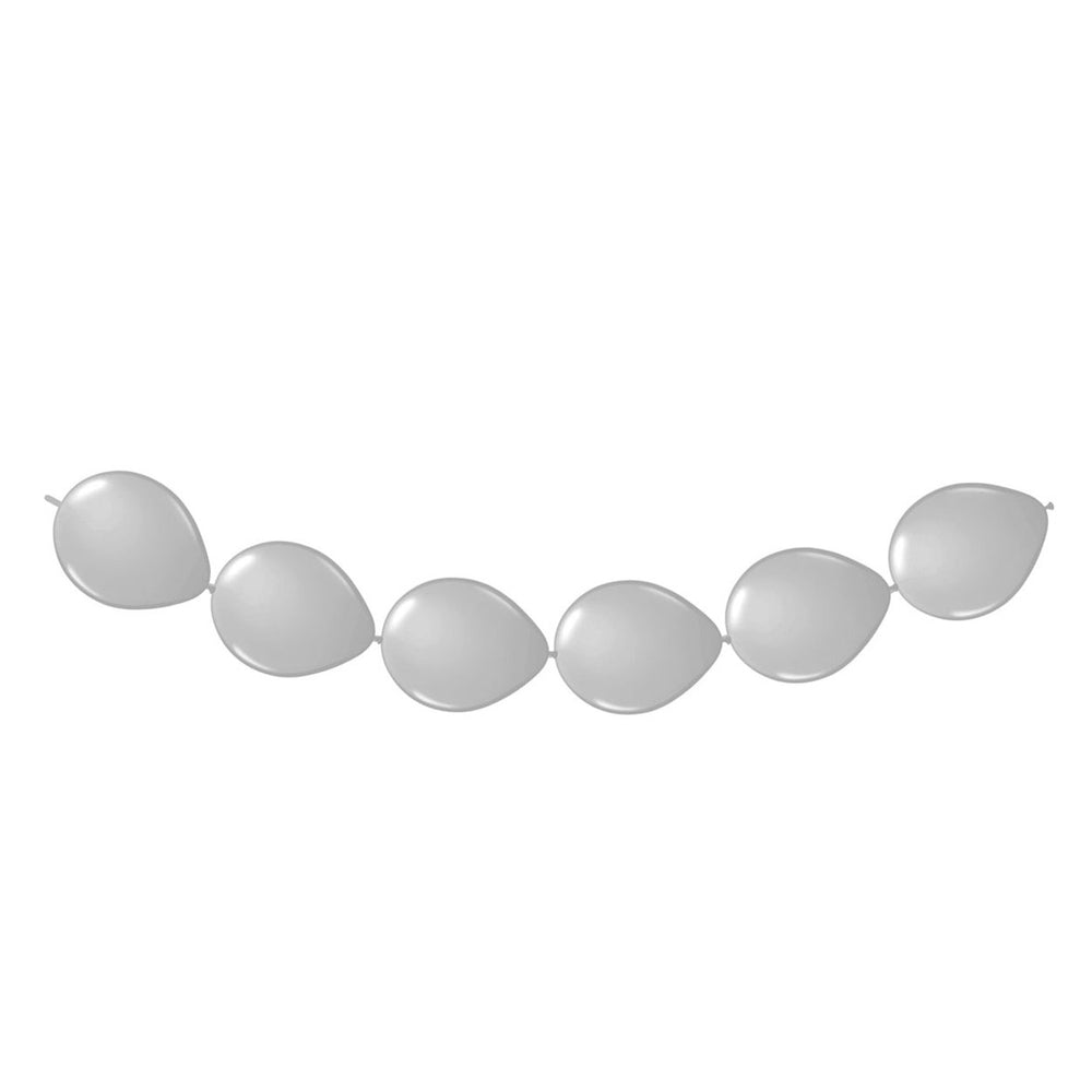 Silver Knot Balloons, 8 ct.