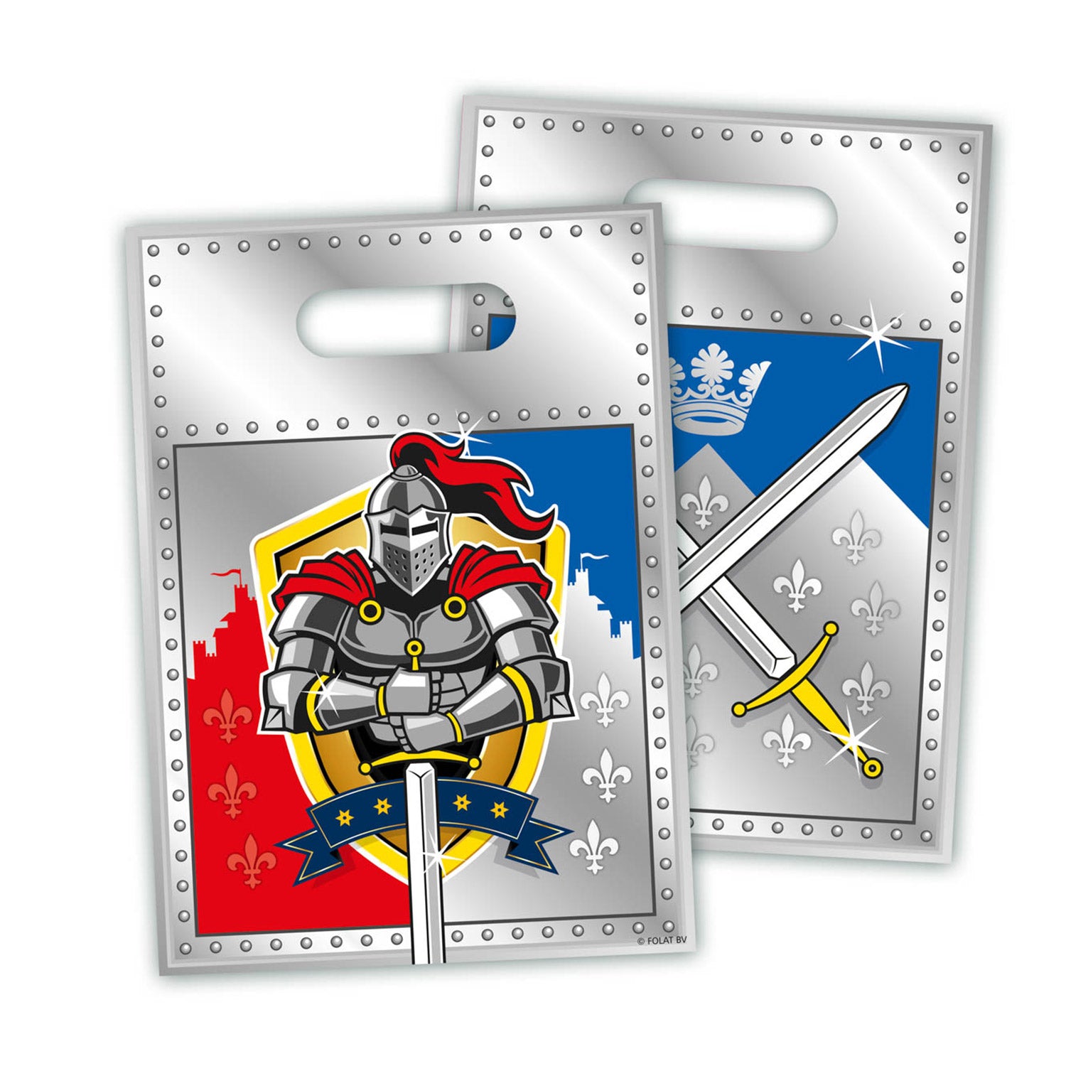 Folat bv uitdeelzakjes ridders, 8st.