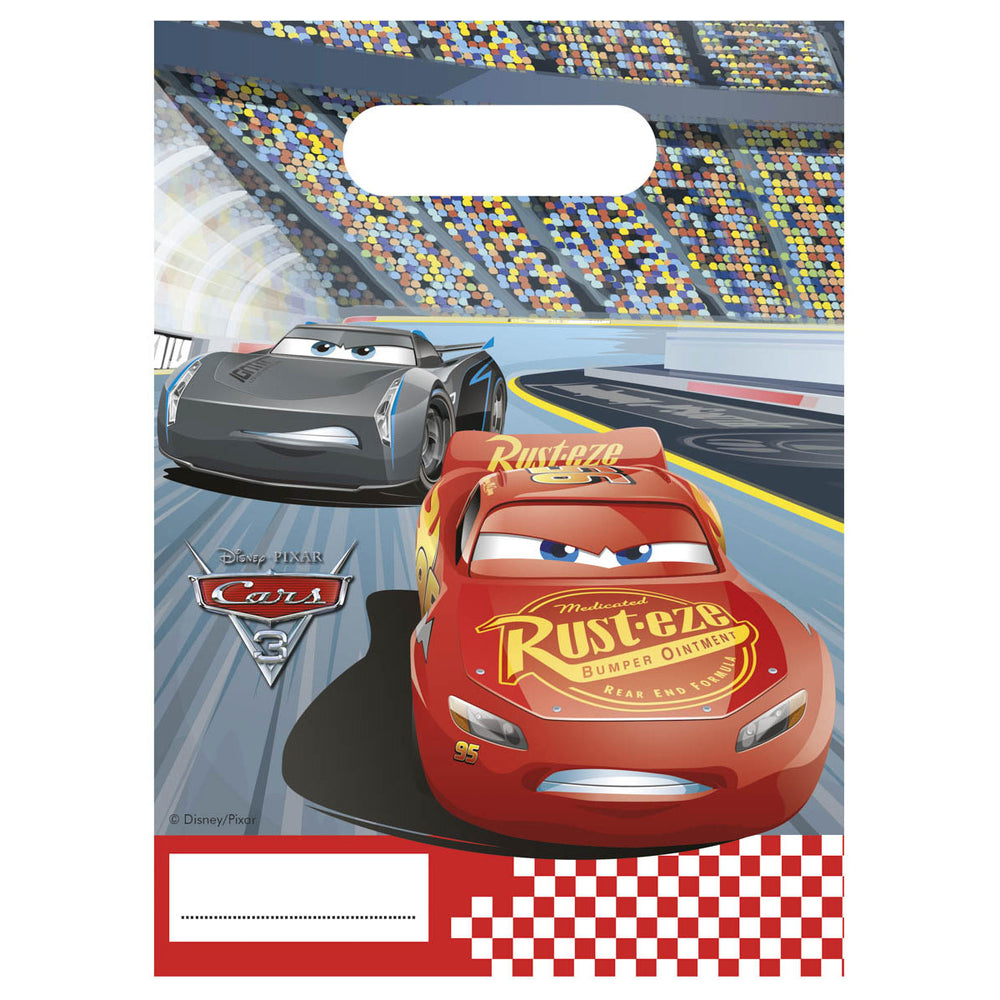 Cars 3 Uitdeelzakjes, 6st.