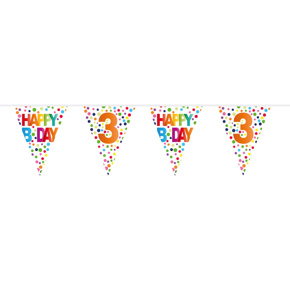 Folat B.V. garland confetti 3 years, 10m.