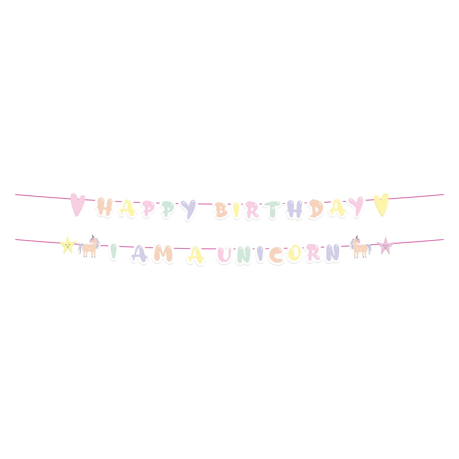 Letterslinger Eenhoorns Regenbogen, 2st.