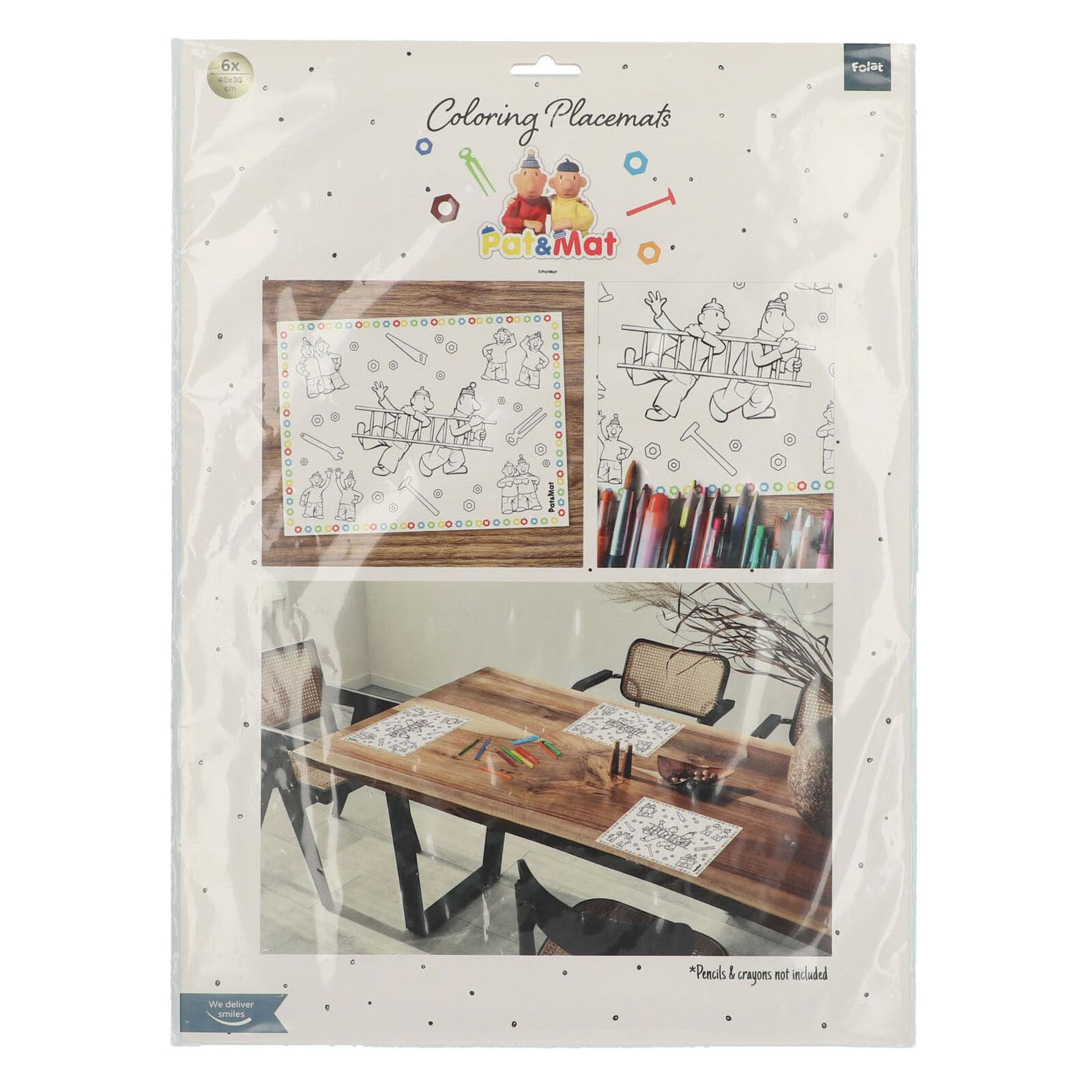 Buurman Buurman Placemats Kleurplaat, 6st.