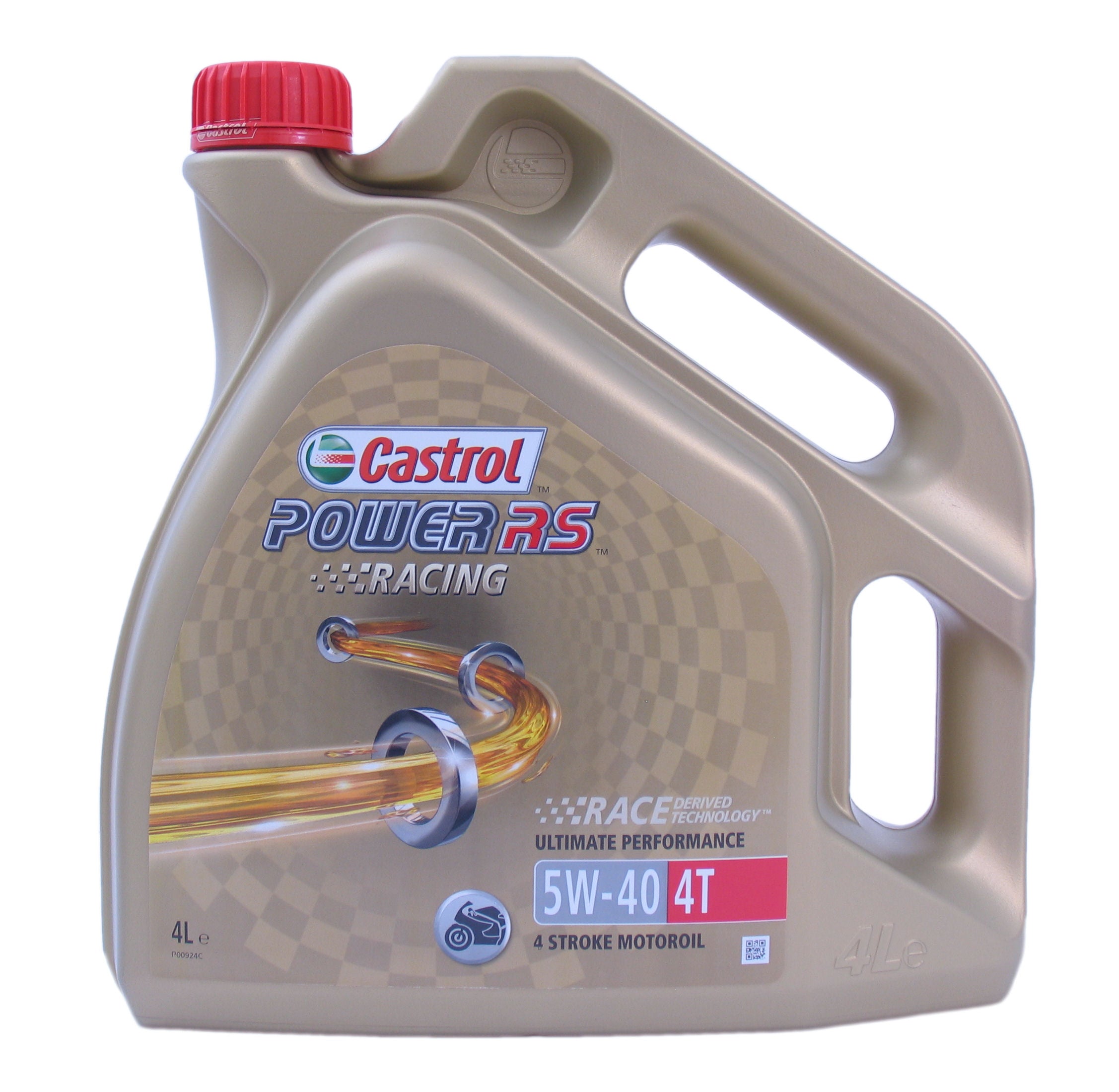 Olie Castrol Power RS Racing 4T 5W-40 - fles à 4 liter