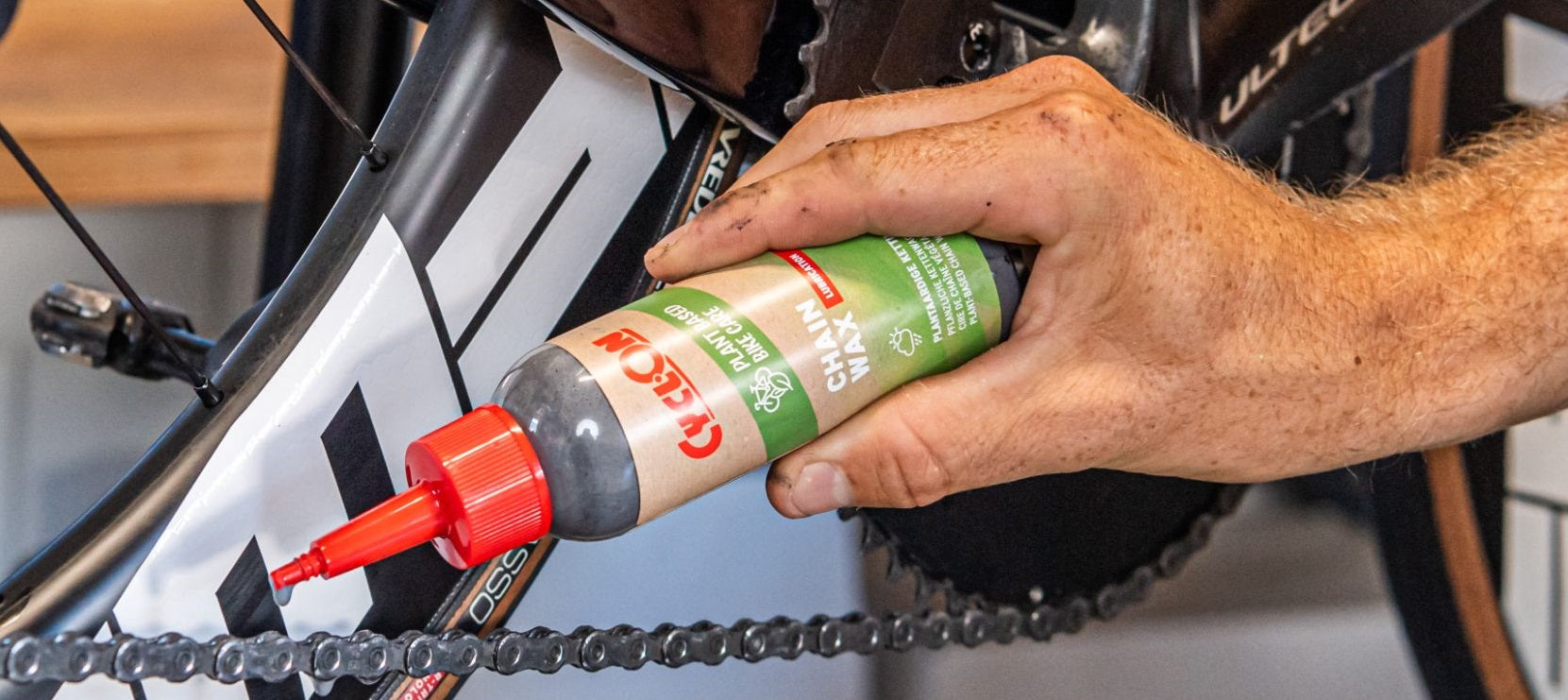 Cyclon Kettingwax plantaardige druppelflacon 125ml