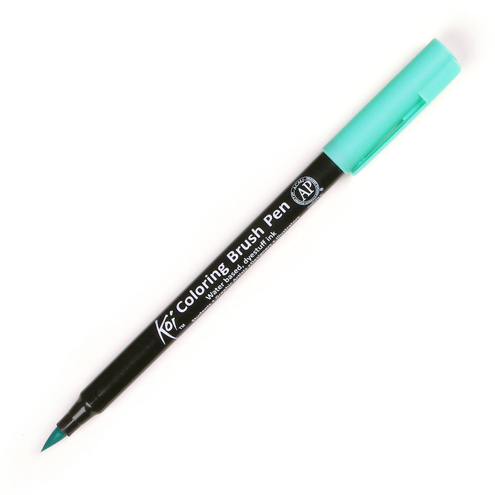 Sakura • koi color brush pauw groen