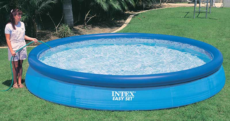 Intex Easy Set zwembad 366 x 76 cm -Met 12 Volt filterpomp