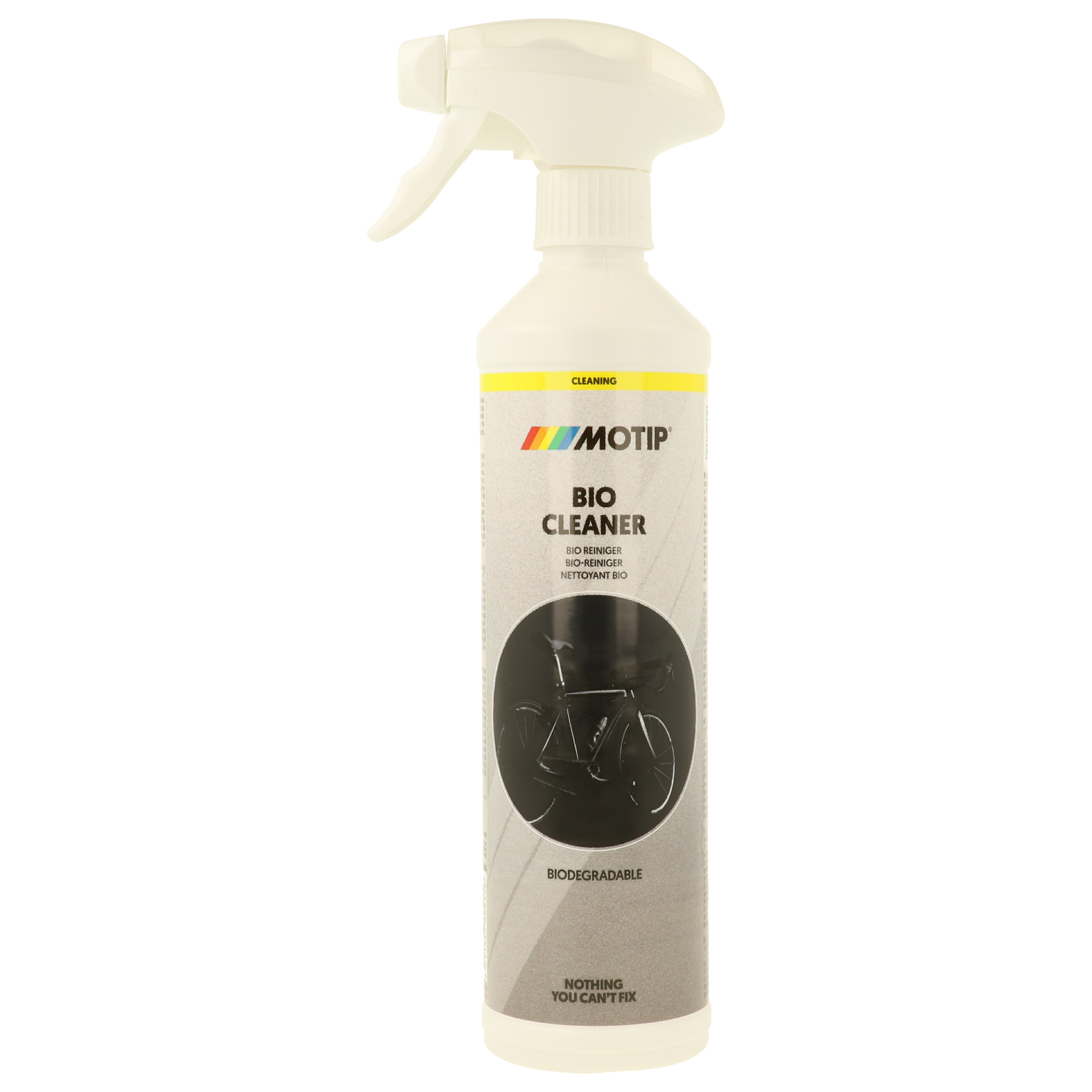 Motip Cycling Bioreiniger 500ml. Zeer effectieve en biologisch afbreekbare reiniger.