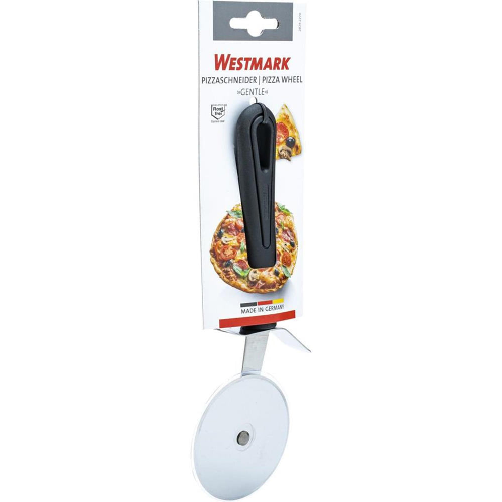 Westmark pizza- deegsnijder, ø 6,9 cm, lengte: 21,2 cm, roestvrij staal kunststof, gentle, zwart, 28282270