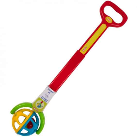 Playgo - loop en duwstok met geluiden bal
