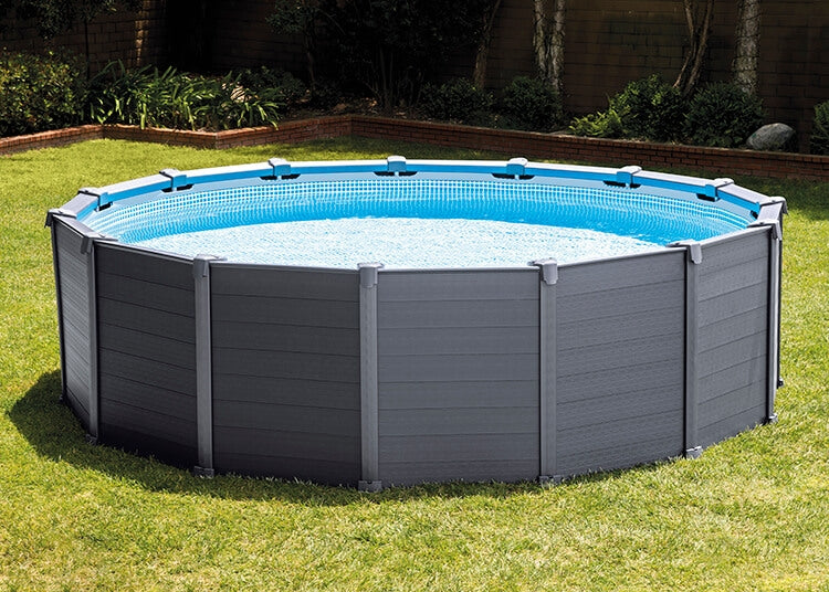 Intex zwembad Grafiet Paneel 478 x 124 cm
