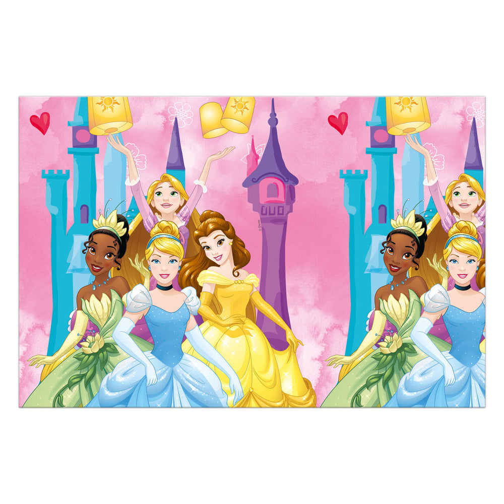 Globos tafelkleed disney princess live your story, 120x180cm