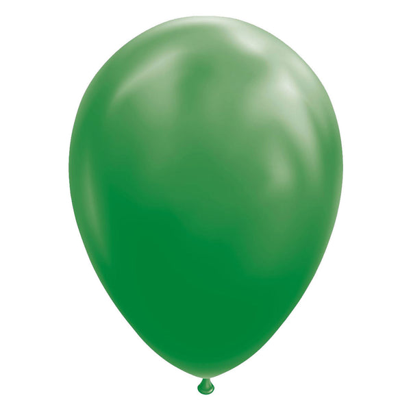 Globos dark green balloons 30cm, 10 pcs.