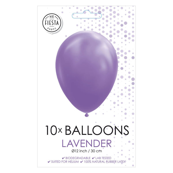 Globos balloons lavender 30cm, 10 pc.