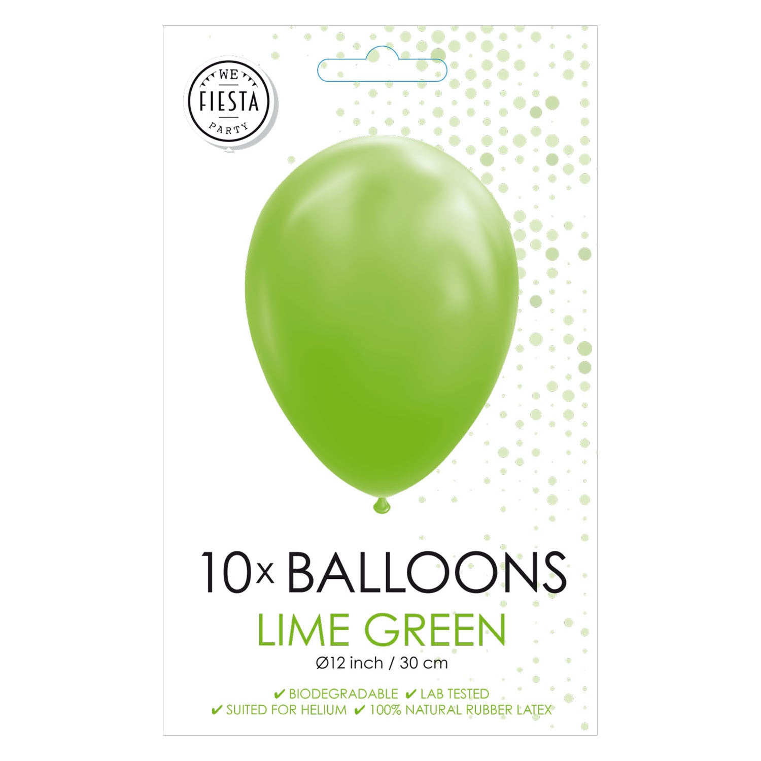 Ballonnen Limoen Groen, 30cm, 10st.