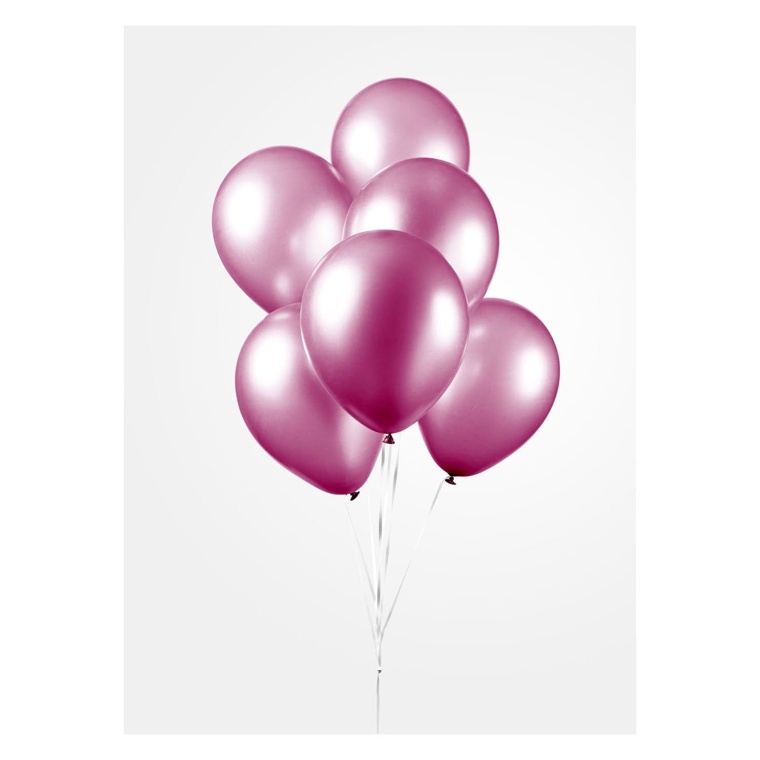 Ballonnen Parel Hard Roze 30cm, 10st.