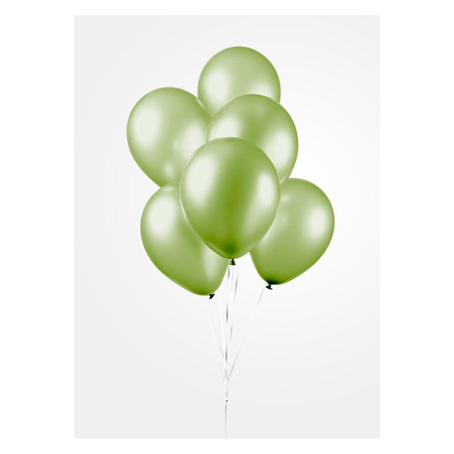 Globos ballonnen metallic groen 30cm, 10st.