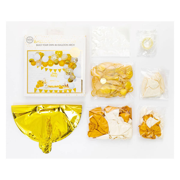 Globos balloon arch kit gold