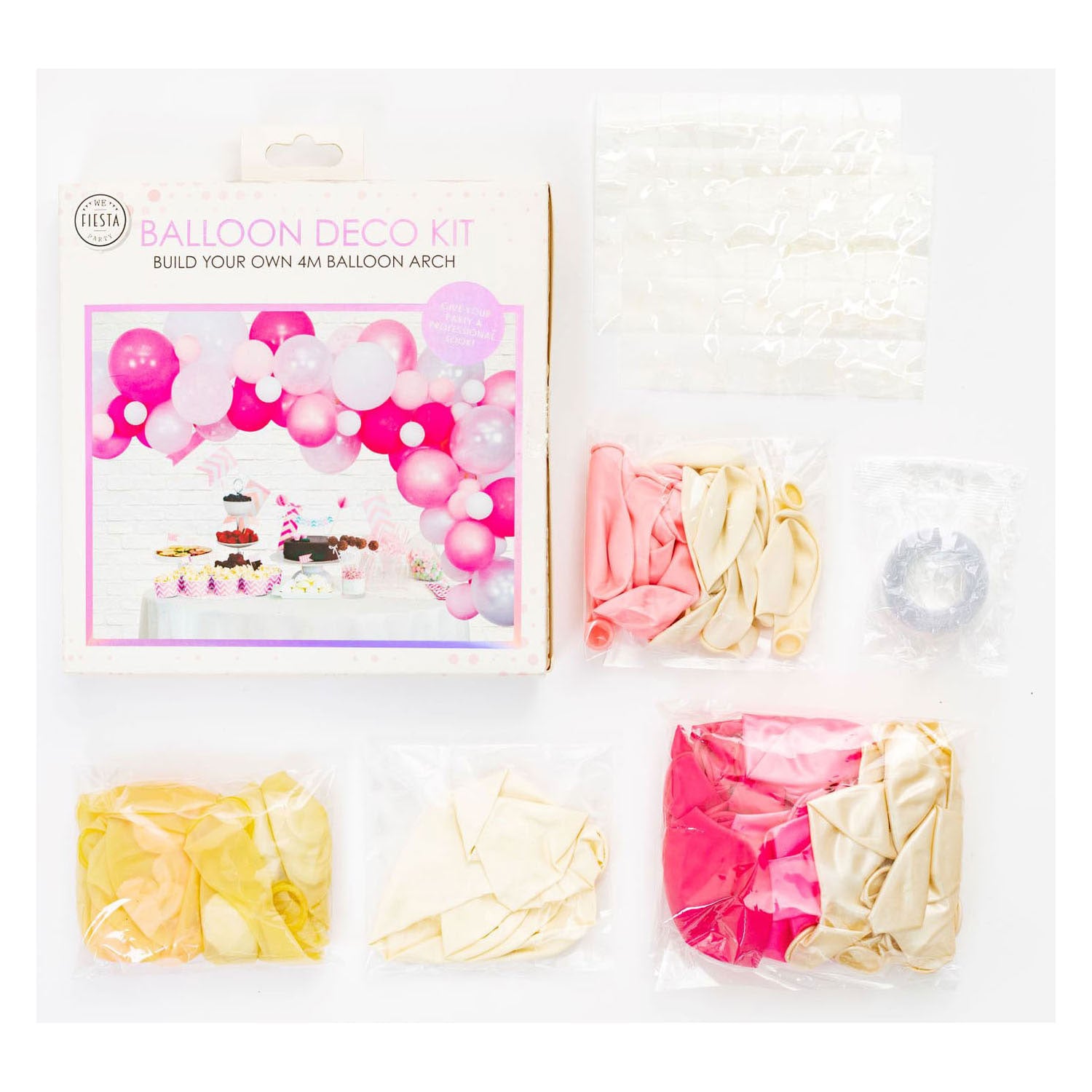 Ballonnenboogset Roze