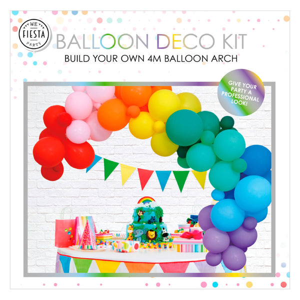 Globos balloon arch set rainbow