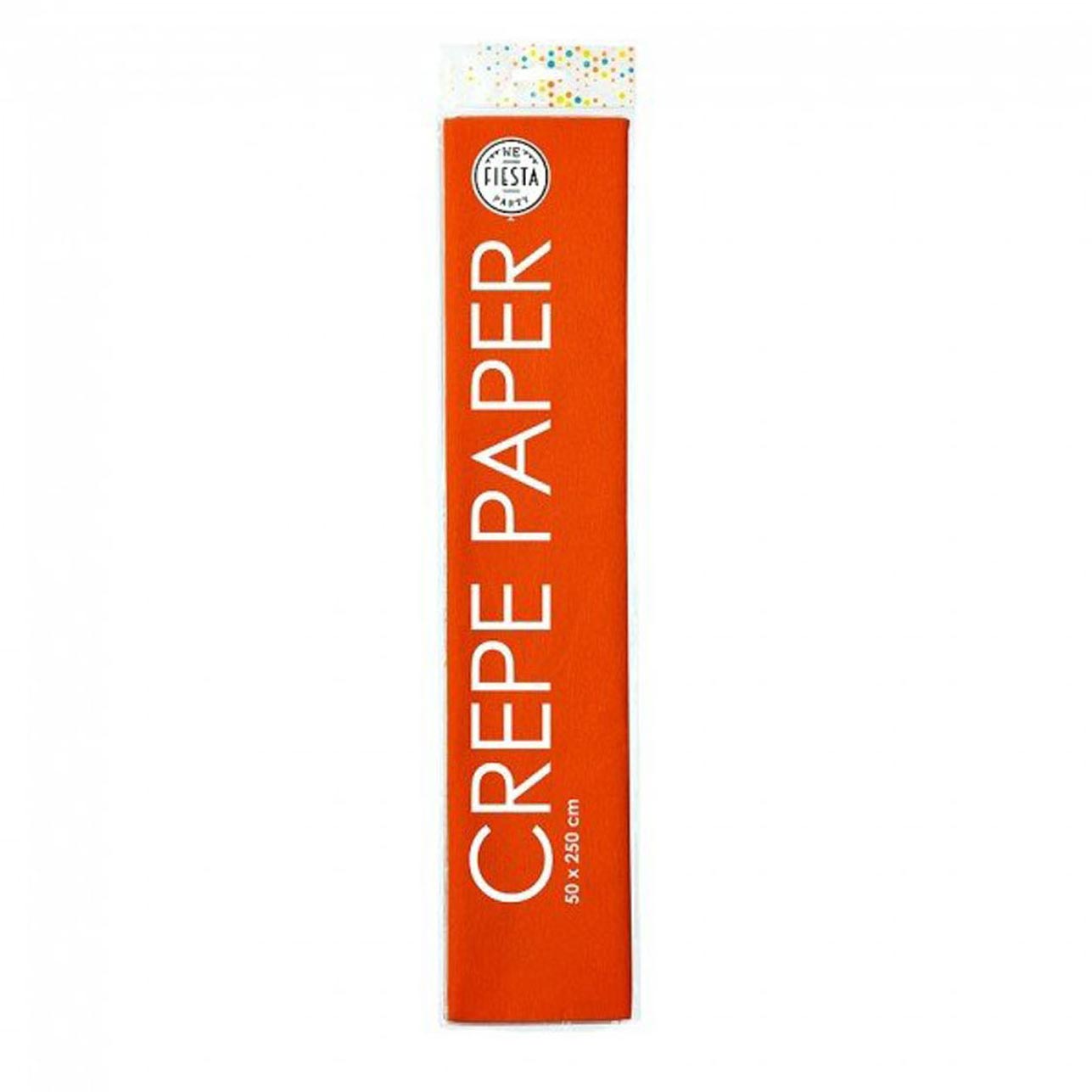 Globos crêpepapier oranje, 50x250cm