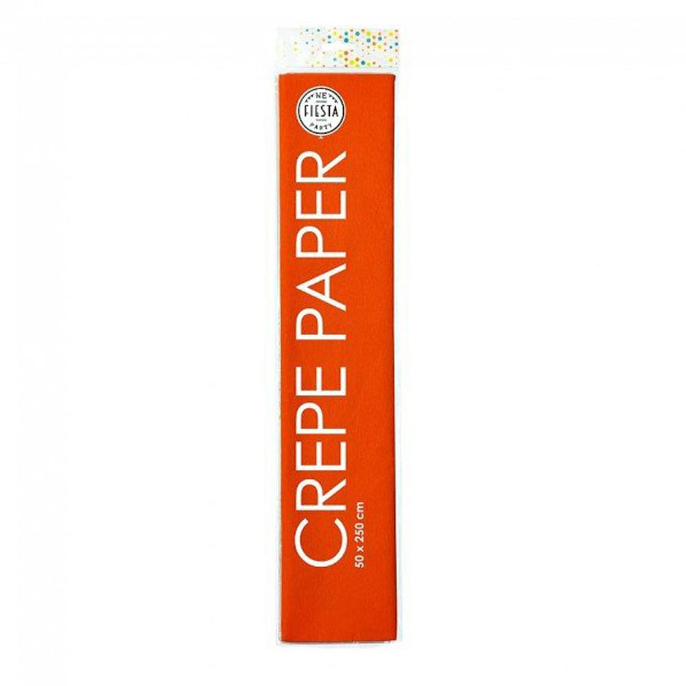 Globos crêpepapier oranje, 50x250cm