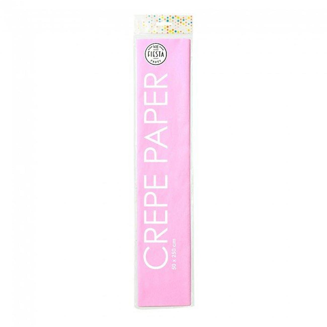 Globos crêpepapier baby roze, 50x250cm