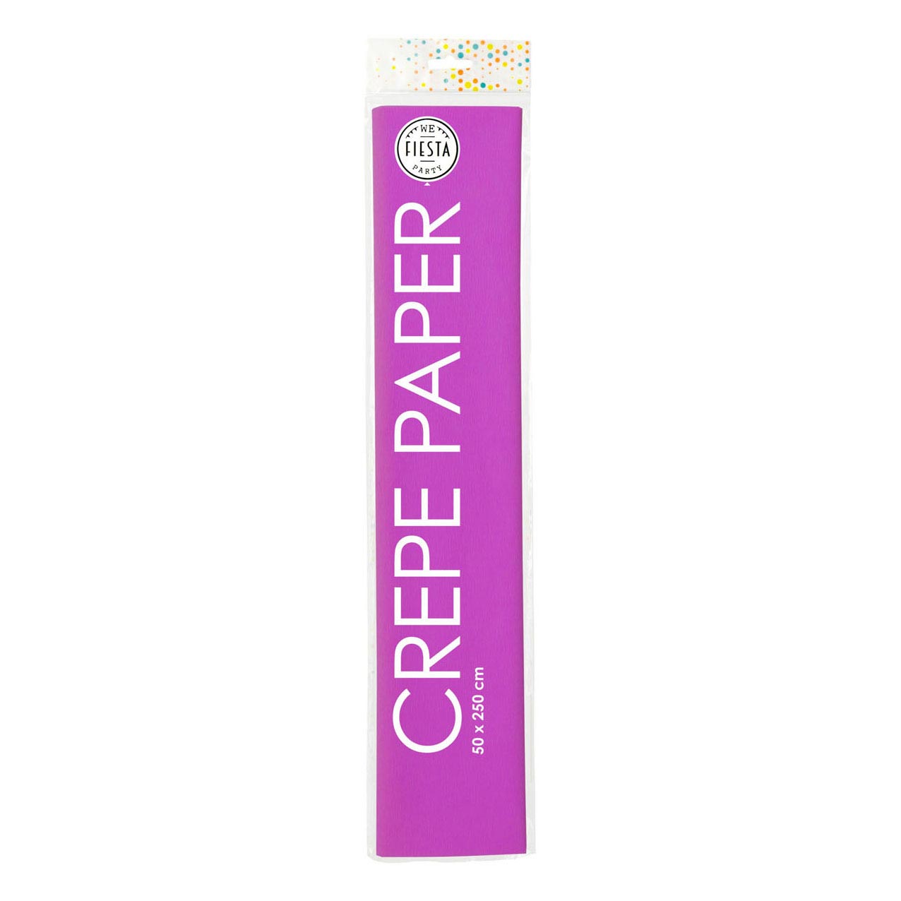 Globos crêpepapier violet, 50x250cm