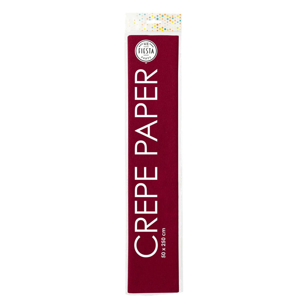 Globos crêpepapier bordeaux, 50x250cm