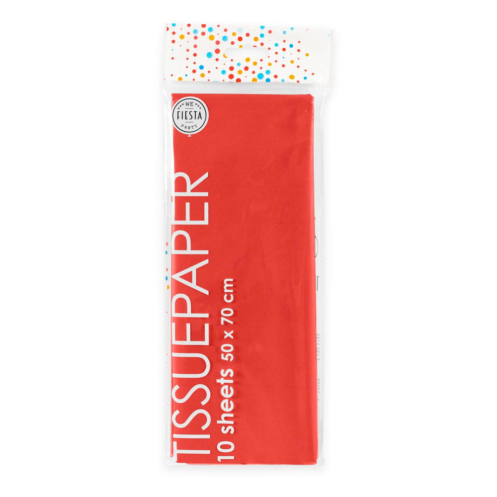 Globos tissuepapier 10 vellen rood, 50x70cm
