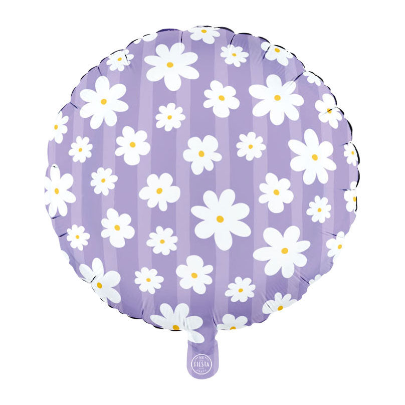Globos folieballon 18 inch rond madeliefjes