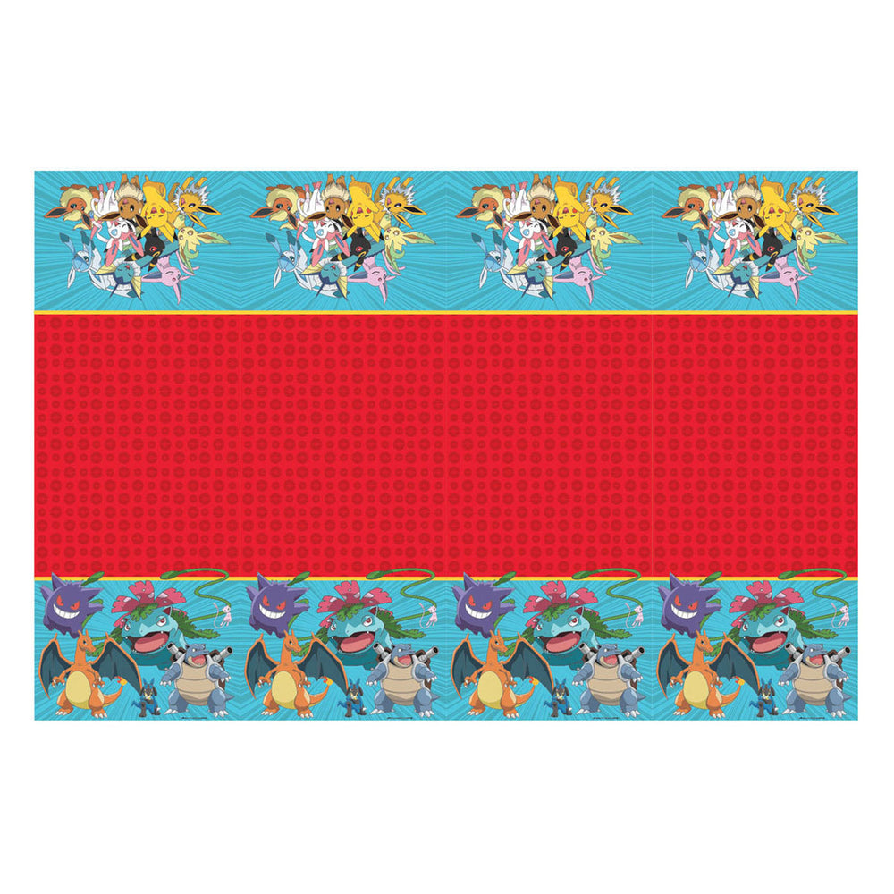 Globos papieren tafelkleed 120x180cm pokemon