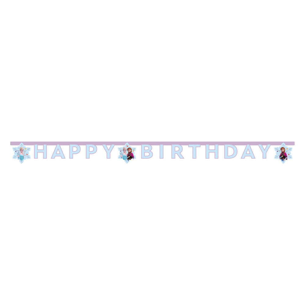 Globos letter guirlande happy birthday frozen idyllic wonder