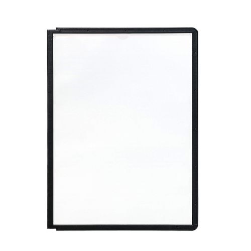 Zichtpaneel a4 shepra soho durable 5606-01 zwart 5 stuks