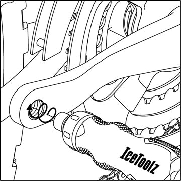 Pédale factice IceToolz 33D1