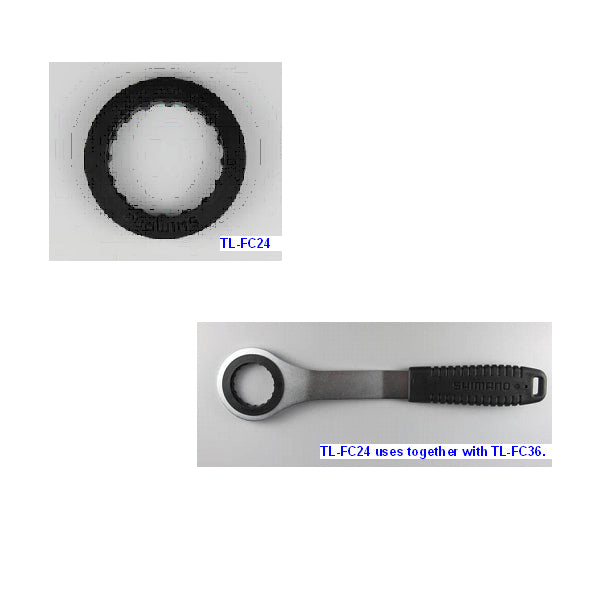 Shimano Shim. bracket adapter montage sleutel TL-FC24 PVC Y13009240