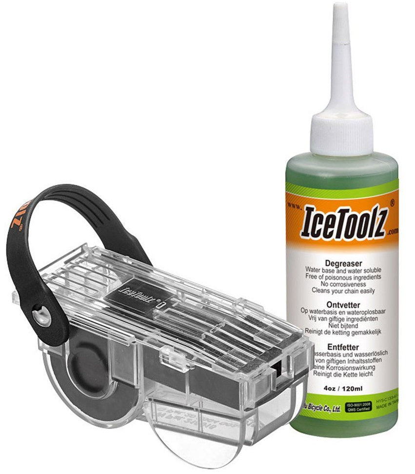 Nettoyant chaîne avec dégraissant (120ml) IceToolz 240C212 (set)