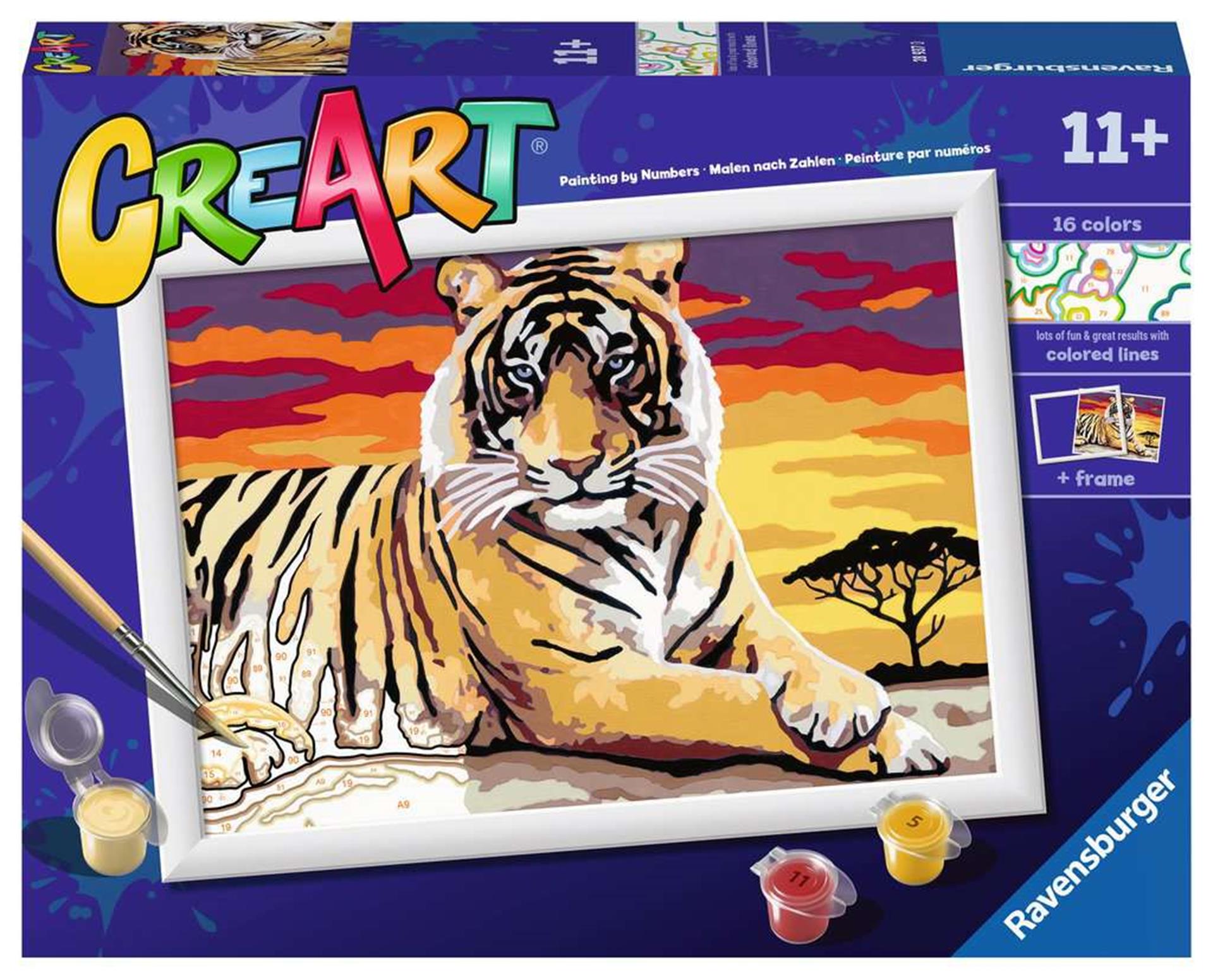 Ravensburger creart majestic tiger
