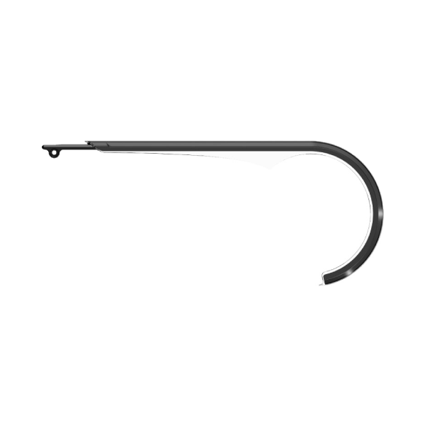 Herrmans kettingscherm slim 38t - zwart transparant